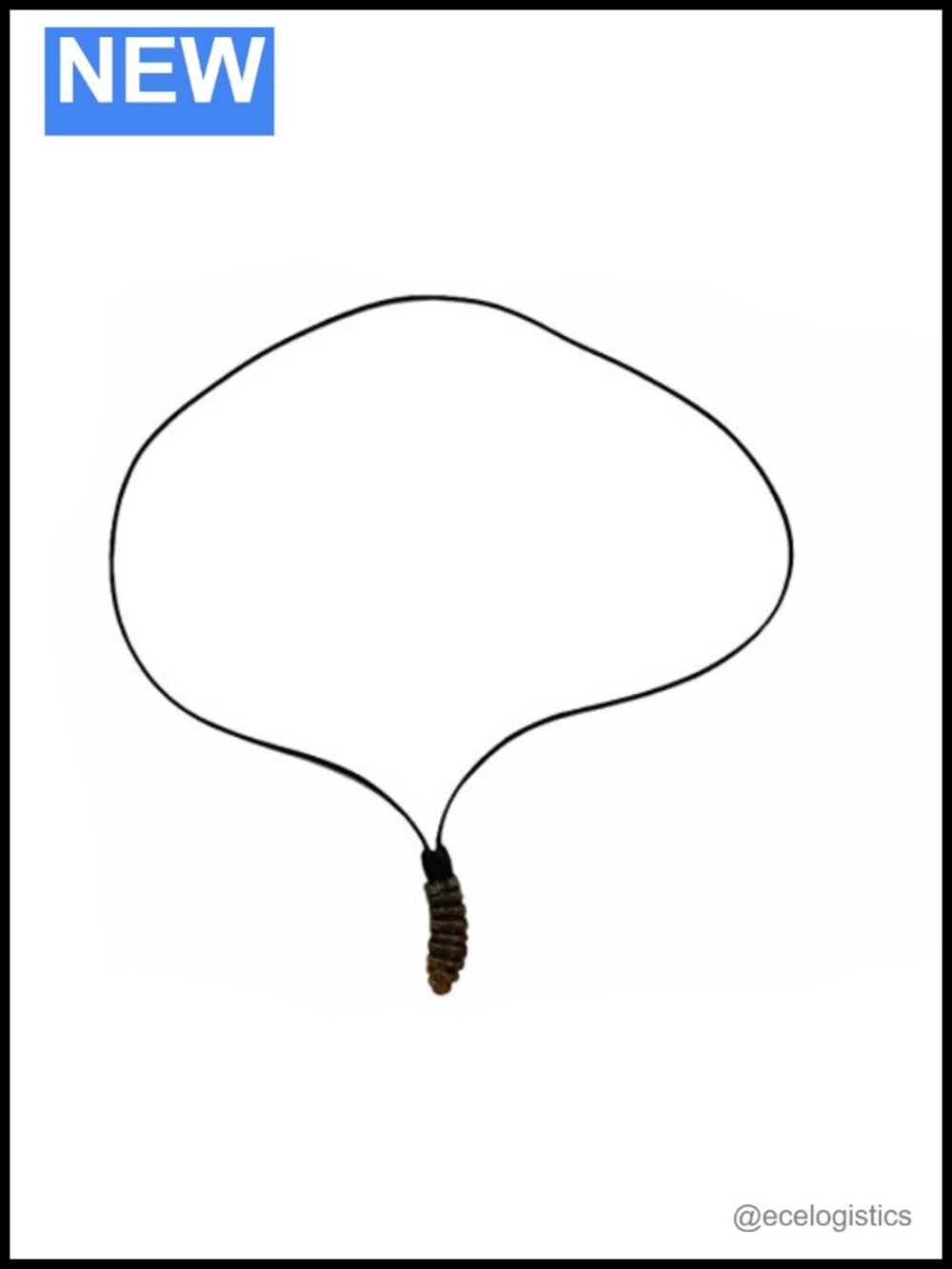 Real Rattlesnake Tail Rattle Pendant Leather Necklace 28" Unisex